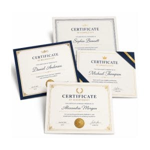 Certificates Printing Johannesburg