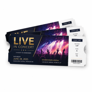 Event Tickets Printing Johannesburg