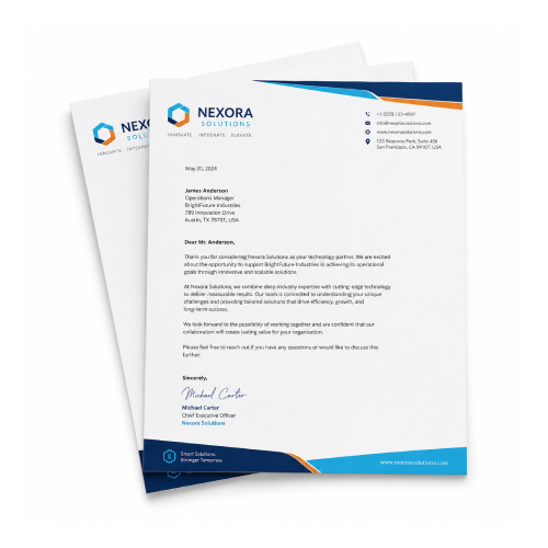 Letterhead Printing Letterhead Printing Johannesburg